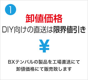 メーカー工場直送卸値価格